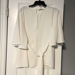 White short sleeved Zara blouse